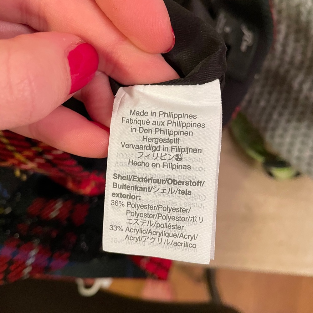 J. Crew Lurex Stewart Tartan Mini Skirt - Picture 7 of 7